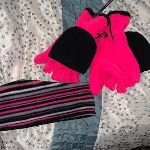 Relativity glove/mitten set with headband